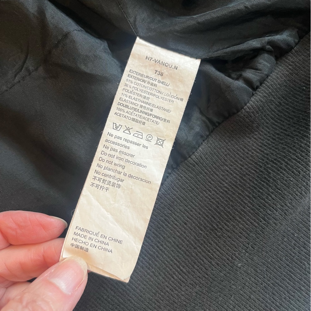 Morgan de Toi Black Sequin Jacket‎ – Size Small - Picture 12 of 13